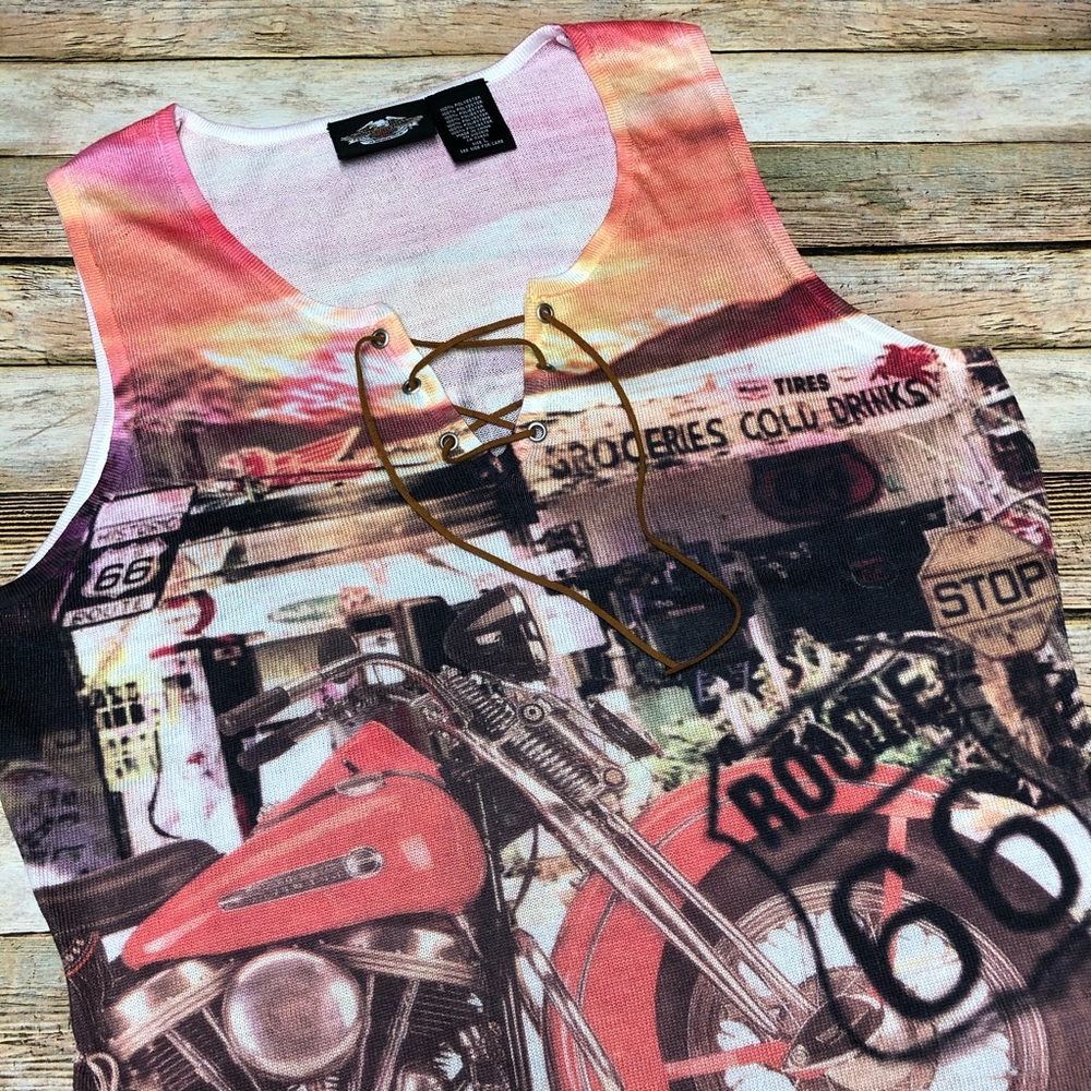 Harley-Davidson Route 66 Knit Tank Top